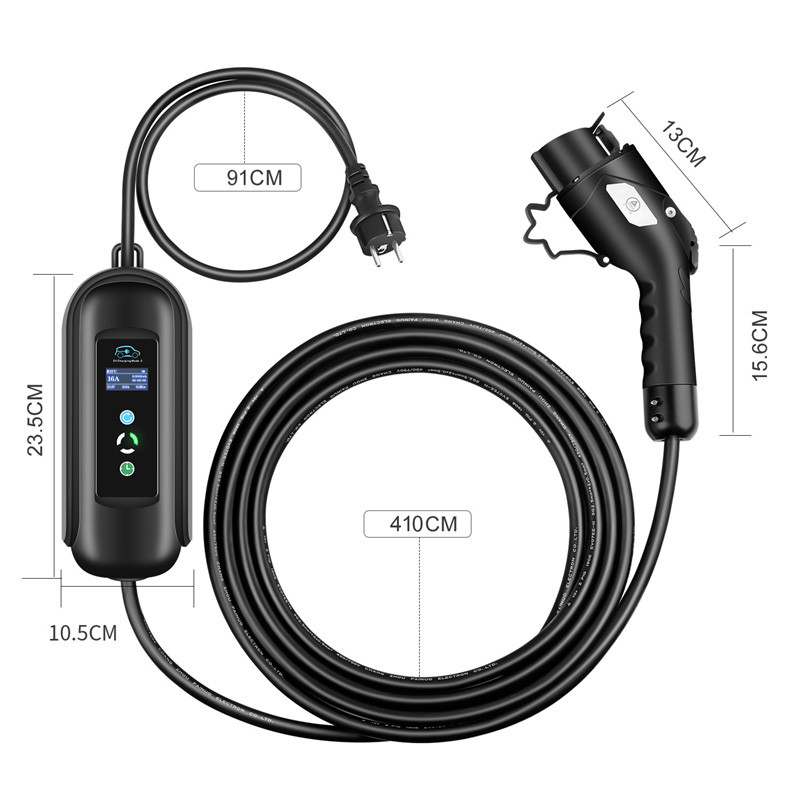 SAE J1772 16AMP Car Home Charging Point Electric Car At Home 3 Pin Plug