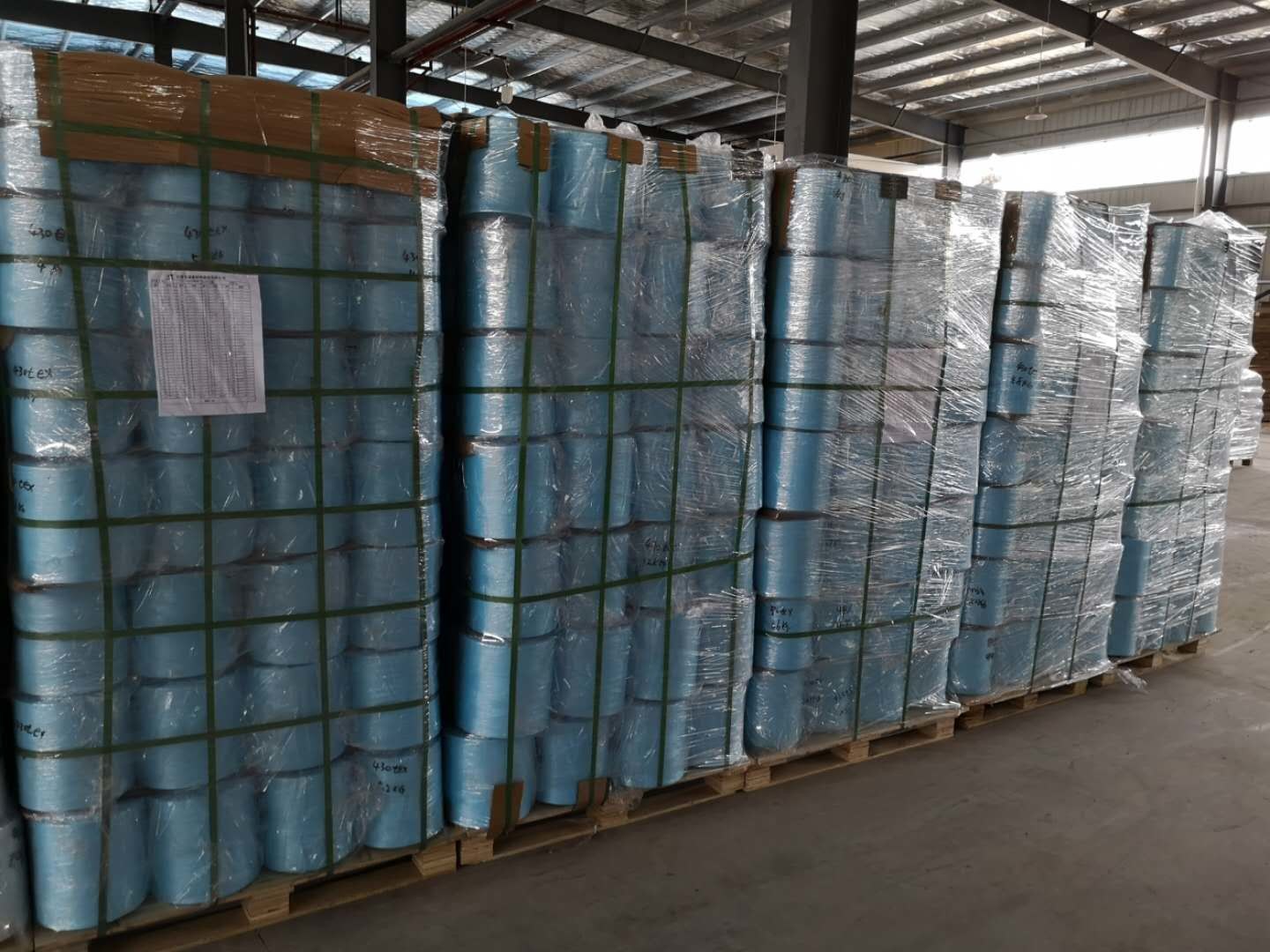 LSZH Flame Retardant PP Fibrillated Cable Filler Yarn Tex 1000 / Tex 400 / Tex 1200