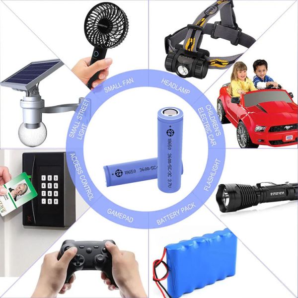 LiFePO4 Lithium Battery 18650 Battery Cell 3.7V 2000mah 2600mah 3400mah 3600mah Rechargeable OEM ODM Li-Ion Battery Cell