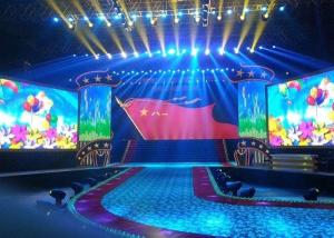 China Indoor Outdoor Rental LED Display Stage Entertainment 500x500 Or 1000mm Aluminum Panels wholesale
