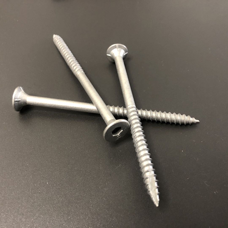 T17 Timber Batten Screws 100mm 14G Hexagon Head Wood Screws Galvanised C3