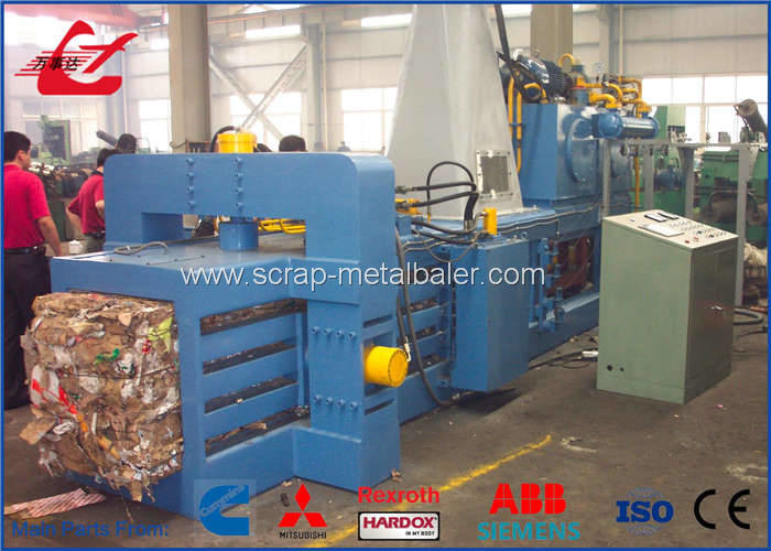 Y82/W-125 Plastic Bottle Baler Machine 6-8t/H Output Capacity Manual Tie