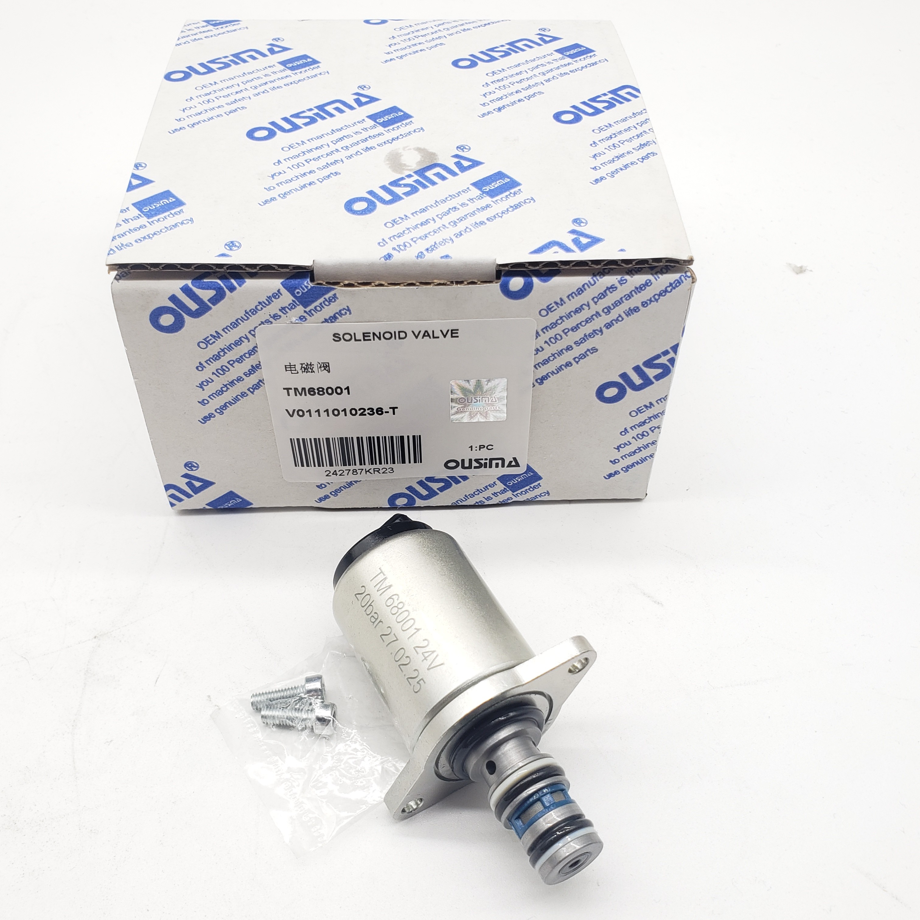 Solenoid Valve TM68001/V0111010236-T for Excavator machines