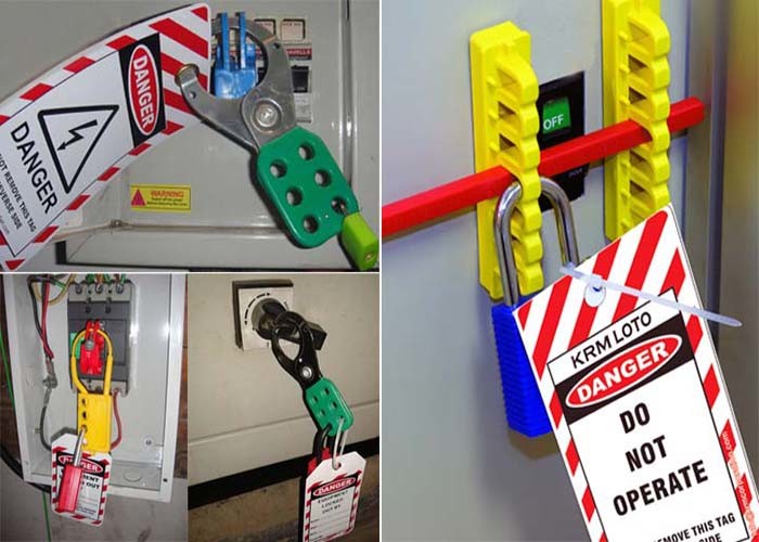 Safety Group Breaker Lock Out , Available 14 Padlocks Electrical Breaker Lockout