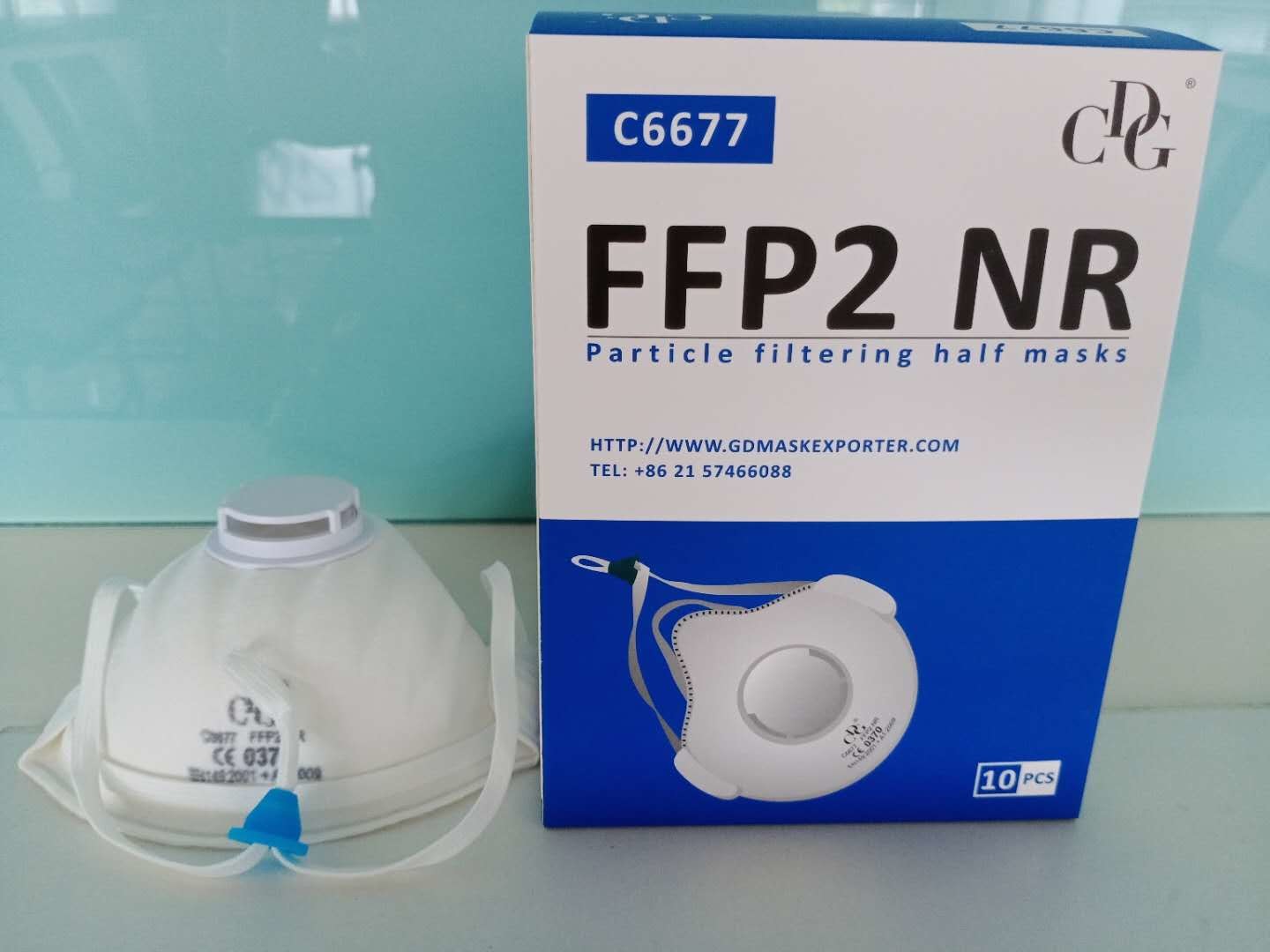 particle filtering 10.4cm Noseclip Ffp2 Disposable Dust Mask