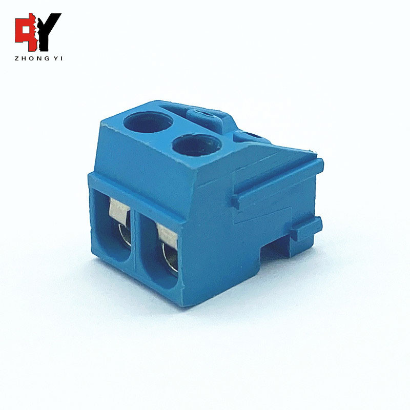 HQ332K-5.0mm Pitch Pcb Mount Screw Terminal Plastic 2 Poles