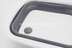 3 In 1 0.118CBM FDA TPR Foldable Plastic Basket