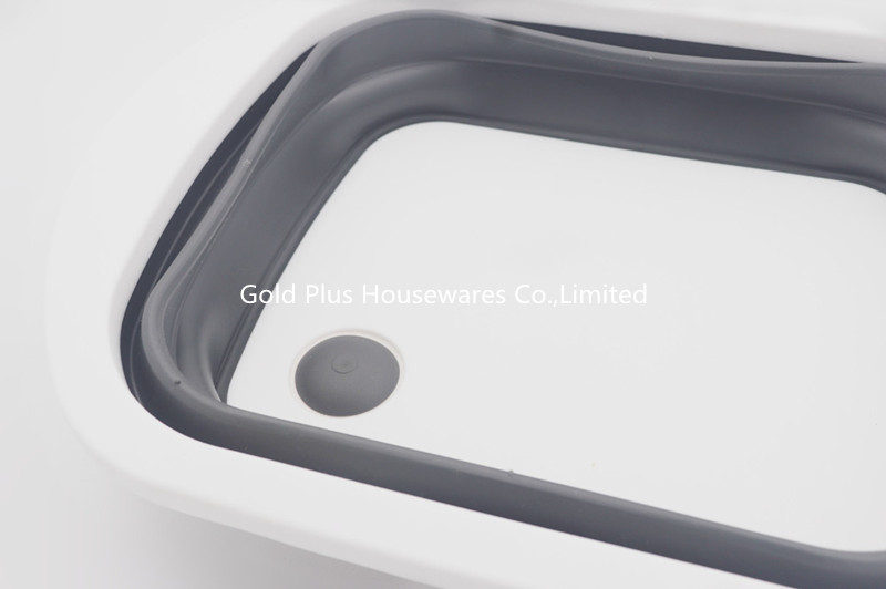 3 In 1 0.118CBM FDA TPR Foldable Plastic Basket