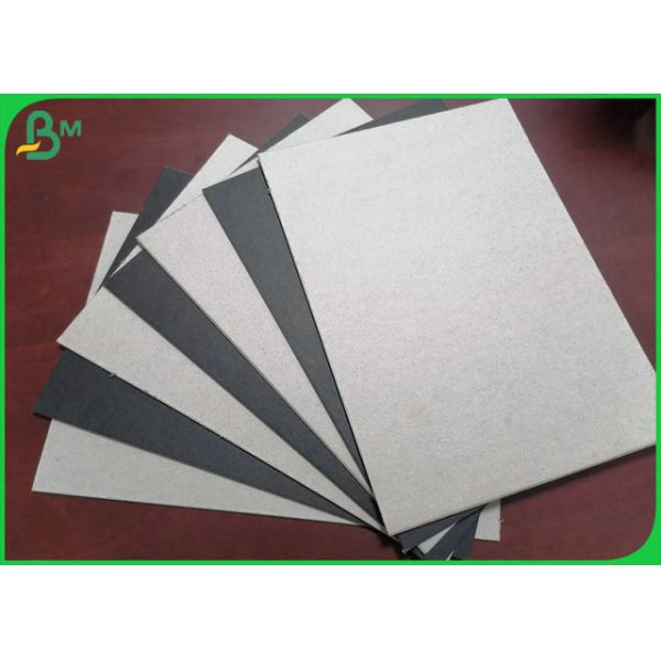 High Thickness 2.0mm 2.5mm 3mm Laminated Black Lined GreyBoard For CD and DVD Boxes 