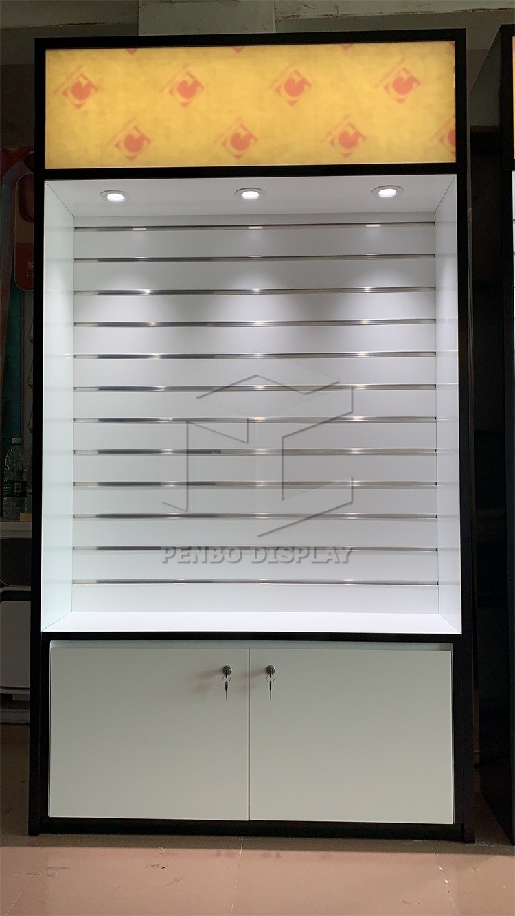 6pcs Wall Mobile Phone Display Showcase Counter With T4 LED Lighting
