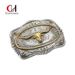 China Zinc Alloy Metal Plate Belt Buckles Thickness 4mm Anti Erosion wholesale