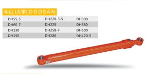 China DOOSAN hydraulic cylinder excavator spare part DH258-7 boom , arm ,bucket , construction wholesale