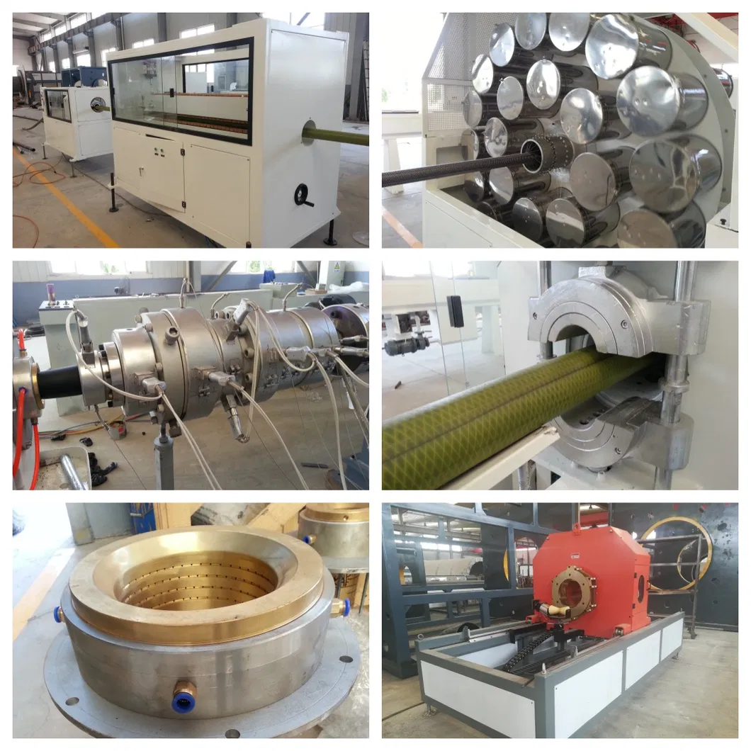 Pert Rigid / Flexible Pre-Insulated Pipe Production Line for Water Supply and Refrigeration Systems