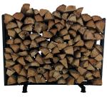 Storage 4ft Steel Firewood Log Holder , Outdoor Fireplace Wood Holder