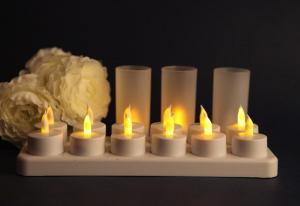 China LED Rechargeable candle light wholesale