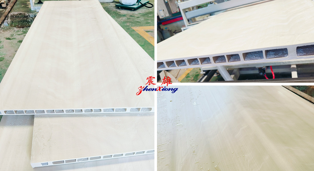 Automation Plastic Board Extrusion Machine PVC Plastic Door Panel Precision Molding