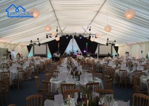China Custom Aluminium Golden Wedding Party Tent Accessories Chair With Cushion On Sale wholesale