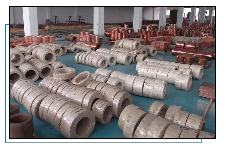 Half Hard Pure Copper C10100 C10300 C11000 C12200 Copper Foil/Strip Tape in Coil with 99.9% Purity and ISO9001 Certified