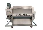 Stainless Steel Double Shaft Paddle 110KW Dry Powder Mixer
