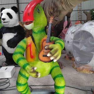 China Cartoon Biomimetic Dinosaur Model Animatronic Dino Band For Theme Park wholesale