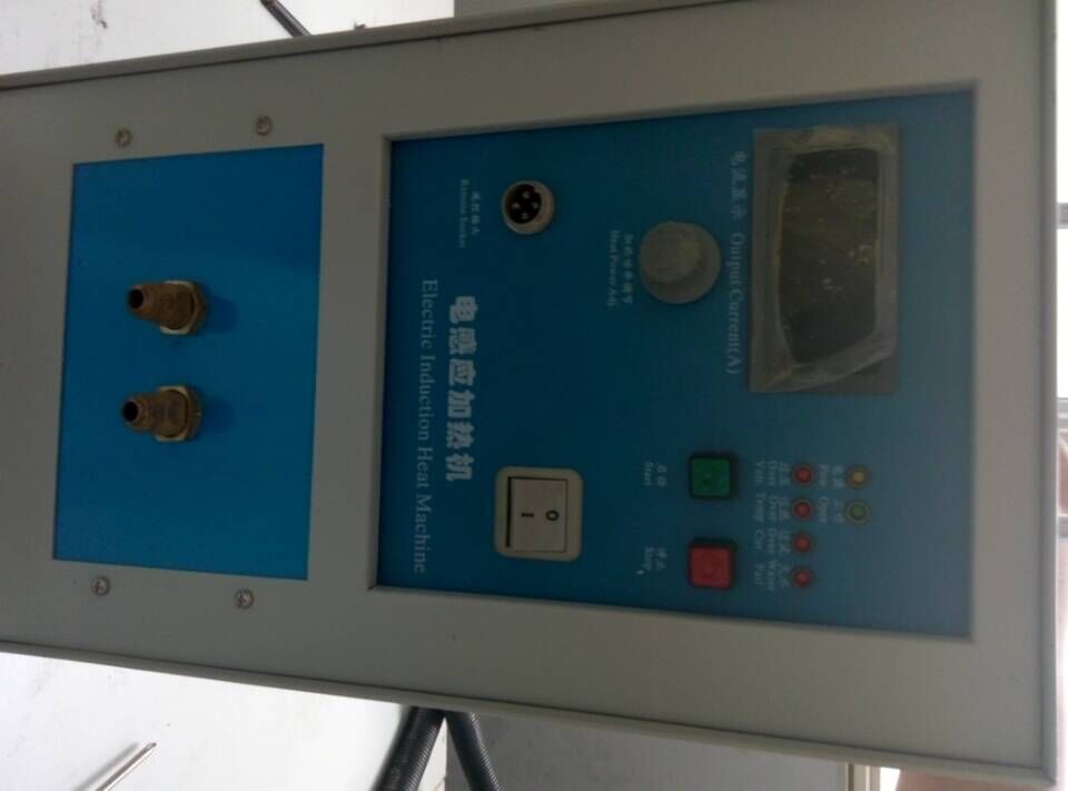Induction heating machine for brazing tools, drill pipe, induction hardening wheels, axle, gears and metal forging