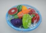 Kitchen Pretend Role Play Children's Play Toys 12 Pcs Fruit Vegetable Cutting