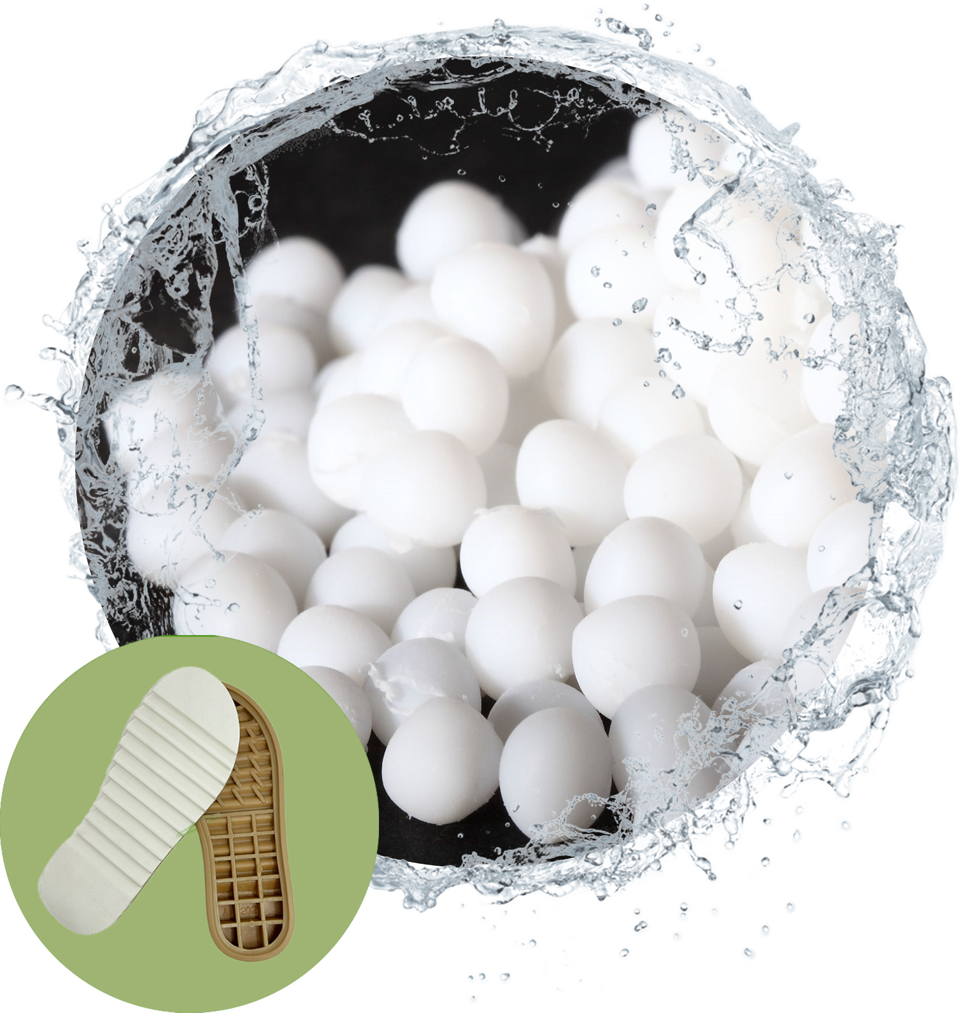 High Strength 20A-90A TPR Rubber Material TPE Elastomer Material Used in Outsole Tread Soles