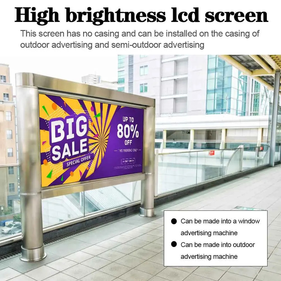 TFT LCD Screen 1000 Nits 48 Inch TFT Display replacement of BOE DV480FBM-N01