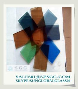 China High quality A Grade Reflective Glass Color Blue or Bronze wholesale