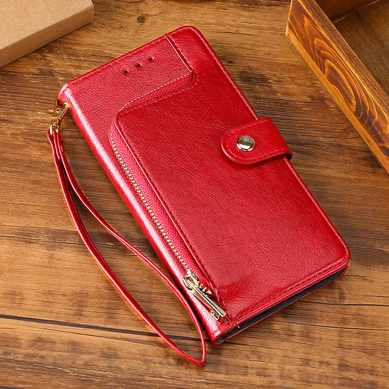 Multifunction Leather Shockproof Anti-fall Wallet Case for Aquos Sense 6S 7 Plus SHG05 R5G
