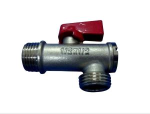 China Bathroom Three Way Plumbing Valves , Globe Angle Valve Fro Oil wholesale