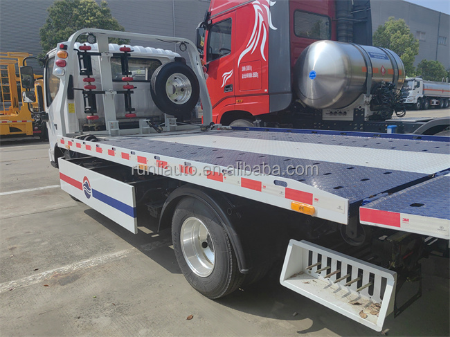 Foton Mini Slide Deck Aluminum Platform Flatbed Tow Truck Towing All Kinds of 3ton Broken Car