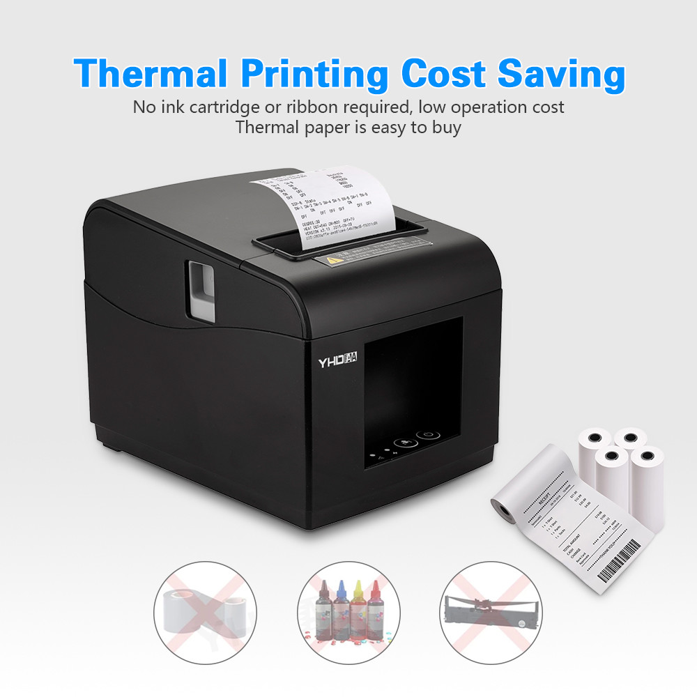 203dip Printing Resolution 80mm Thermal Receipt Printer Bluetooth For Pos