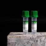 Blood Capillary Tube 0.25ml Lithium Heparin Green Top Tube