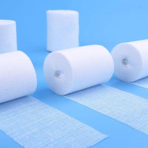 China 17th Mesh 10×10cm Medical Degreasing Gauze Bandage Gauze Roll wholesale