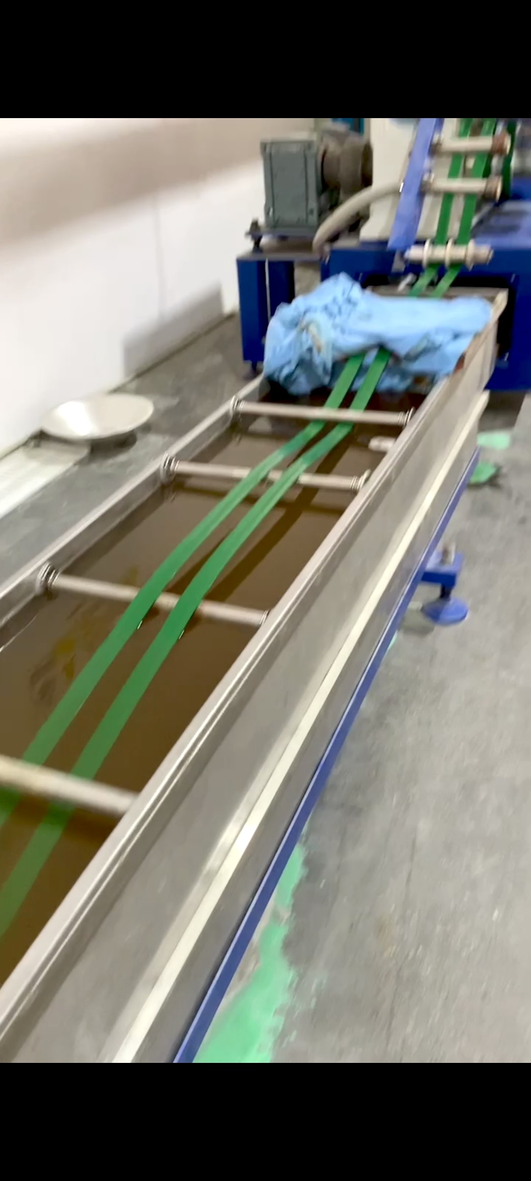 Low Energy Consumption 50kg/H Plastic Strap Production Line