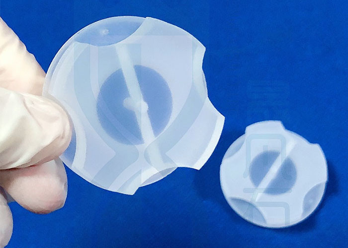 Cnc Custom Made Sio2 Quartz Glass Plate , Precision Glass Machining