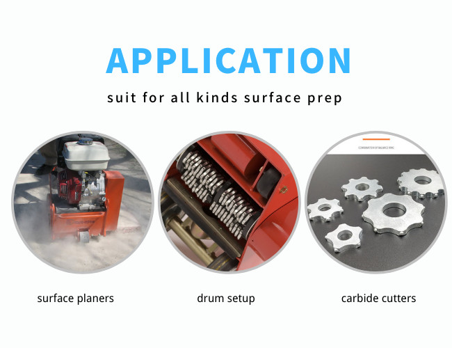 Scarifying Von Arx Fr200 Va25s Va30s Pentagonal 5 Points Octagonal Hexagonal Cutter Concrete Grooving Planing