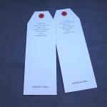 Embroidered Garment Swing Tags