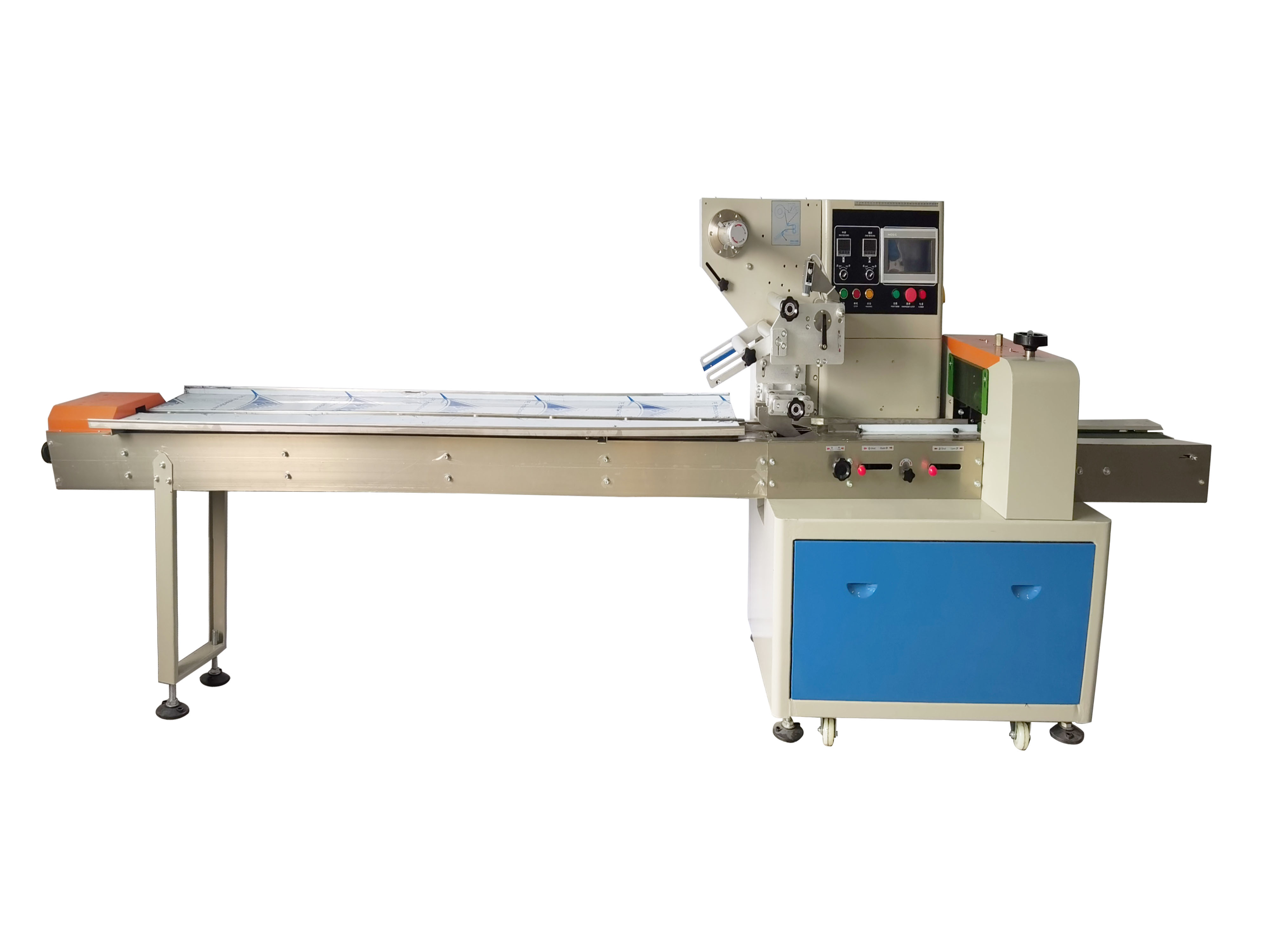 Factory Price Heat Seal Film Automatic Pack Pillow Wrapping Machine Plastic Packaging Machine