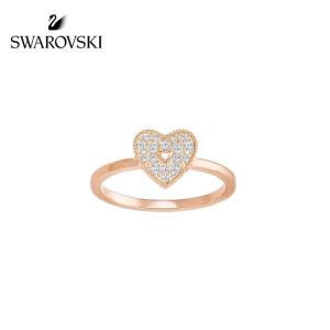 China New in 925 Sterling Silver Elevated Red Heart With Colorful Crystal Women's Ring Fit swarvoski 925 Original Bracelets wholesale