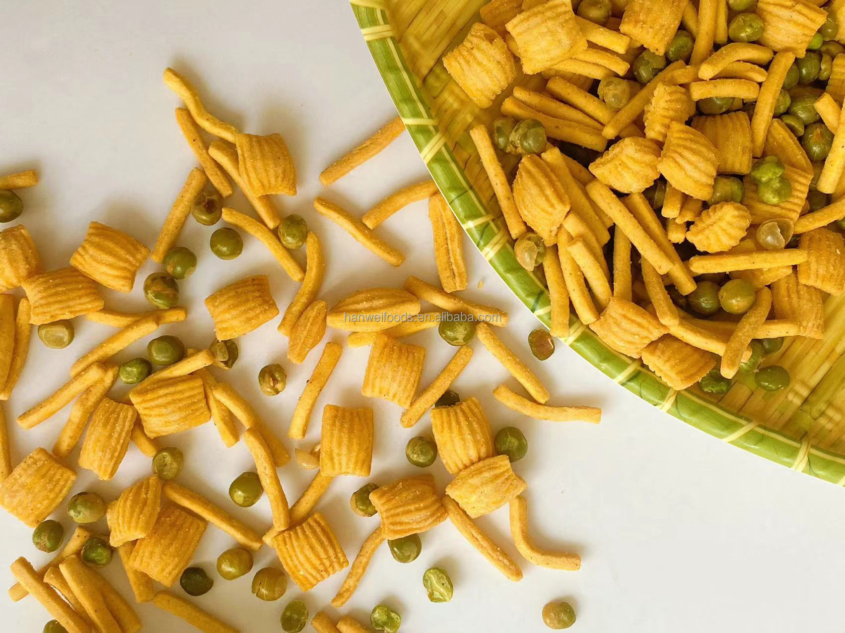 Shrimp Flavors Organic Green Beans Mixed Pea Snacks Crunchy Protein Cookies