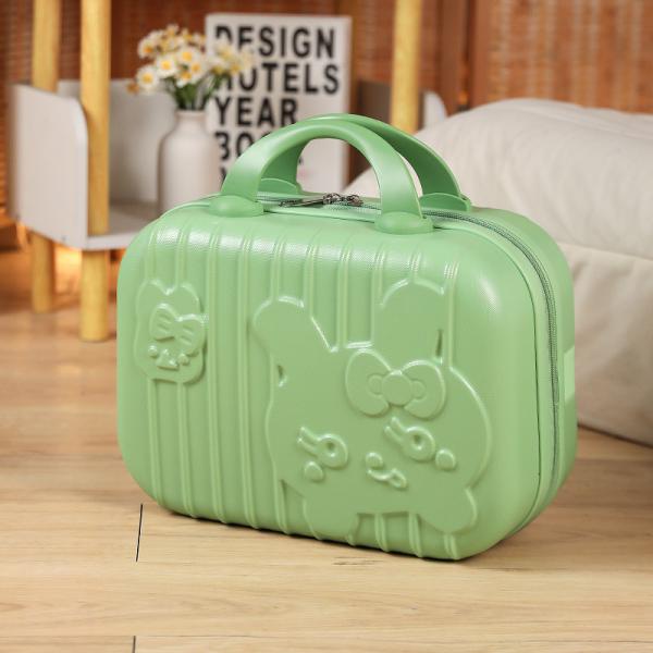 Main Material ABS Portable Makeup Storage Box with Mirror Cosmetic Case for Girls Women Feature Light Weight Daily Life