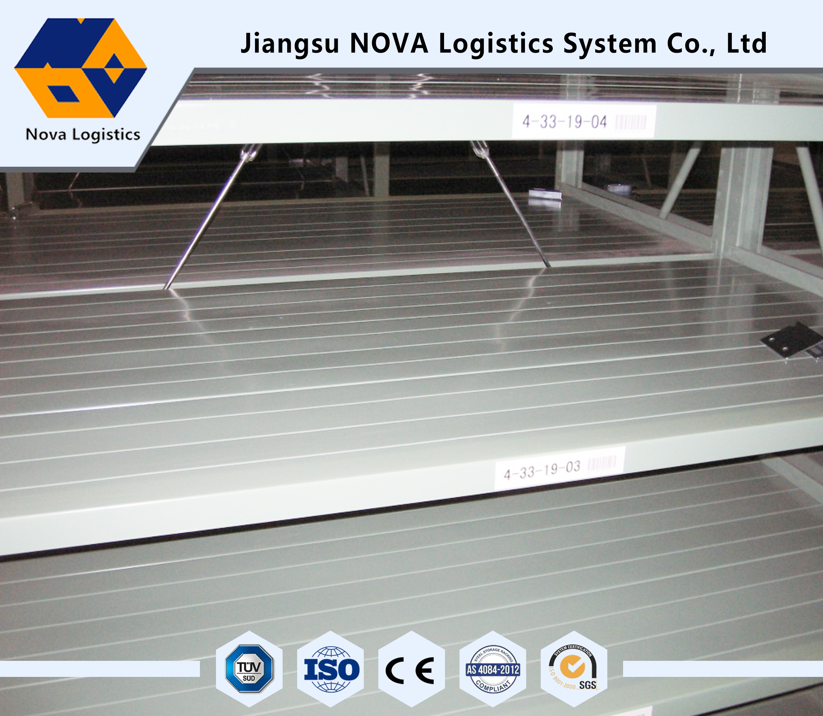 Customized Medium Duty Metal Storage Shelving For Goods , Warehouse Pallet Racking