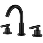 8In Widespread Bathroom Sink Faucet Matte Black Centerset Faucet