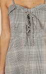 School Girl Sex Gingham Mini Dress Hot for Ladies
