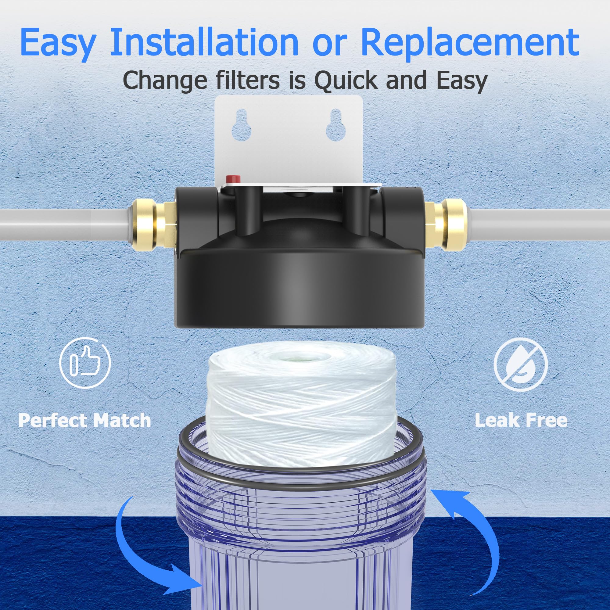 PP 28MM String Wound Filter Cartridge for 500L/Hour Productivity in Industrial Sector