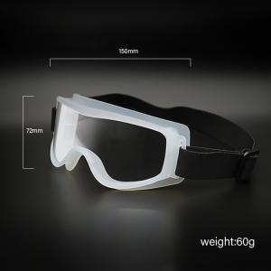 China Reusable Silicone Medical Safety Goggles Good Scratch Resistance CE Certified wholesale