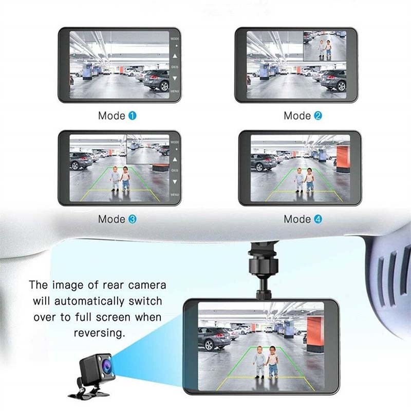 ODM High Sensitivity 1080p Full HD Dash Cam Side View Recorder With CMOS Sensor