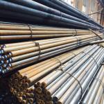 Hot Rolled Carbon Steel Round Bar SS400 Astm A36 Black Finish